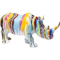 Deco Figure Rhino Colore 26cm