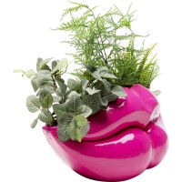 Deco Vase Lips Pink 28cm