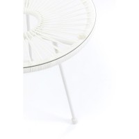 Table d appoint Acapulco blanc
