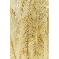 Vase Feathers Gold 80