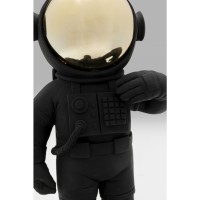 Deko Figur Welcome Astronaut Schwarz 27cm