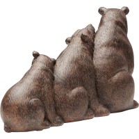 Deco Figurine Relaxed Bear Family