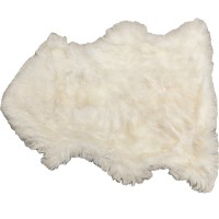 Pelle di agnello Heidi bianco 65x85cm