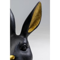 Deko Figur Sweet Rabbit Schwarz 23cm
