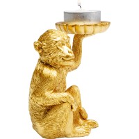 Deco Figurine Monkey Tealight Holder 11cm