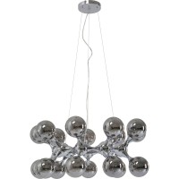 Pendant Lamp Atomic Balls Silver Ø74cm