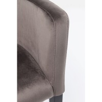 Chaise a. acc. Black Mode gris
