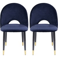 Chair Iris Velvet Blue (2/Set)