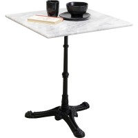 Table bistrot Kaffeehaus Square blanc 60x60cm