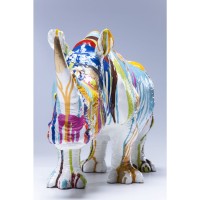 Deco Figure Rhino Colore 26cm