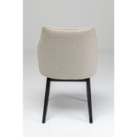 Chair with Armrest Modino Cream