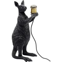 Tischleuchte Animal Kangaroo Schwarz Matt 46cm