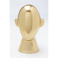 Oggetto decorativo Abstract Face oro 28cm