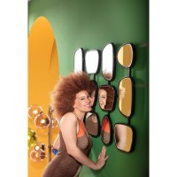 Wandspiegel Nastro Schwarz 80x114cm