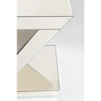 Table d appoint Luxury Z champagne 45x33cm