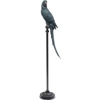 Figurine décorative Parrot pétrole