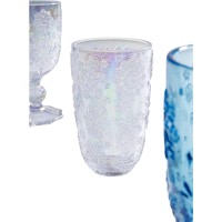 Bicchiere acqua Ice Flowers colore