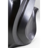 Vase Flame noir 29cm