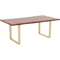 Table Harmony foncé laiton 160x80