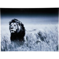 Picture Glass Lion King Standing 160x120cm