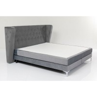 Boxspring Bed Benito Moon Grey 180x200cm