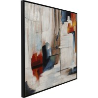 Framed Picture Visione Obliquo 100x100cm