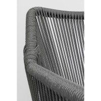 Chair with Armrest Wave Grey