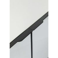Sideboard Soran Schwarz 160x45cm