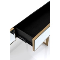 Schreibtisch Soran Gold 120x50cm