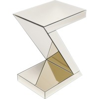 Table d appoint Luxury Z champagne 45x33cm