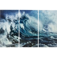 Bild Glas Triptychon Wave 240x160cm (3/Set)