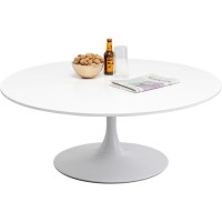 Tavolino da caffé Schickeria Bianco Ø110cm