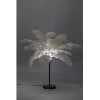 Tischleuchte Feather Palm Weiß 60cm