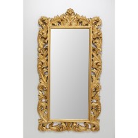 Specchio murale Baroque Valentina oro 100x190cm
