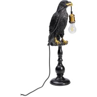 Lampe de table Animal Sitting Crow Matt Noir