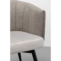 Chaise pivotante Merida gris