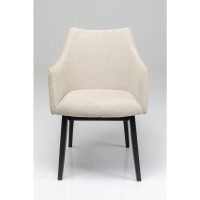 Chair with Armrest Modino Cream