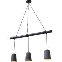 Lampe à suspension Dining Concrete Noir Tre