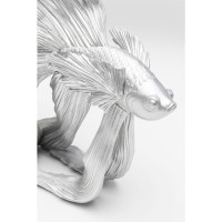 Figurine décorative Betta Fish argenté petit