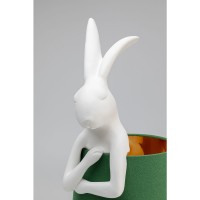 Tischleuchte Animal Rabbit Weiß/Grün 68cm