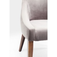 Chair Mode Velvet Grey