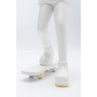 Deco Figurine Skating Astronaut White 33cm