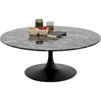 Table basse Schickeria Marbre noir Ø110cm
