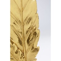 Objet décoratif Two Leaves doré 9cm