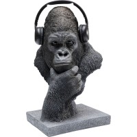 Oggetto decorativo Thinking Gorilla Head 49cm