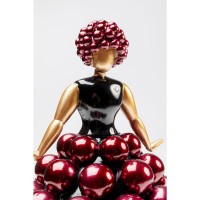 Figurine décorative Primaballerina Pom violet 35cm