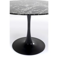 Table Veneto Marble Black Ø110cm