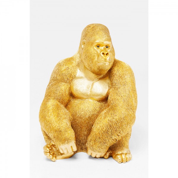 Deko Figur Monkey Gorilla Side XL Gold | Kare Schweiz