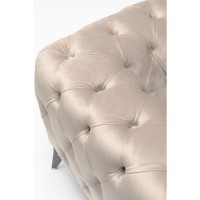 Arm Chair Bellissima Velvet Beige 120cm