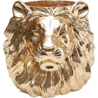 Decoration Planter Lion Gold